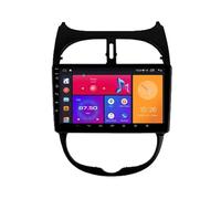 Autoestéreo Android Double DIN para Peugeot 206 1998-2012 con Carplay Android Auto Pantalla táctil de 9 Pulgadas Radio para automóvil con Bluetooth Control del Volante Navegación GPS FM USB WiFi Man