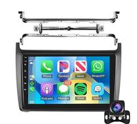 Autoestéreo para Volkswagen Polo 2011-2012, Pantalla táctil de 9", Android 14, CarPlay y Android Auto, navegación GPS, HiFi, Bluetooth, FM, RDS, procesador de 4 núcleos, 1 GB de RAM y 16 GB