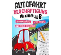 Autofahrt Beschäftigung für Kinder ab 8: Spannende Rätsel - 2 Spieler Challenges - 100% Offline