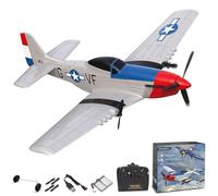 AUTOFigure Estabilizador de giroscopio inalámbrico de 6 Ejes, fácil de Volar Aviones de Control Remoto Avión de Control Remoto P51, avión de Espuma RC para Adultos con 2,4 GHz-76207||1