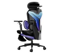 AutoFull G7 Silla de oficina ergonómica para videojuegos con soporte lumbar dinámico, respaldo giratorio de 720 °, inclinación del respaldo de 140° y cojín cervical 4D (láser)