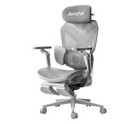 AutoFull G7 Silla Gaming Ergonómica, Sillas Gaming con Soporte Lumbar Dinámico, Reposabrazos Giratorios De Doble Eje 720°, Inclinación del Respaldo De 140° Y Cojín Cervical 4D (Blanco)
