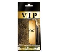 AutoFullCar - Ambientador CARIBI VIP para Coche | Inspirado en Perfumes Masculinos y Femeninos Icónicos | Aroma Intenso, Colgante Premium, Elegante y Duradero (1 UNIDAD, 007)