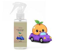 AutoFullCar - Ambientador Coche 100 ml Fruity Touch - Fragancia Extra Duradera y Fresca para Coche, Hogar u Oficina - Estilo Divertido con Toque Canalla (NARANJA)