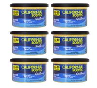 AutoFullCar - California Scents Ambientador de Coche Aroma “Coche Nuevo” - Fragancia Duradera (hasta 30 Días) - Intensidad Regulable - Formato Lata 42 g - Aroma Fresco y Premium (6 UNIDADES)