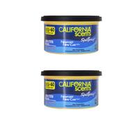 AutoFullCar - California Scents Ambientador de Coche Aroma “Coche Nuevo” - Fragancia Duradera (hasta 30 Días) - Intensidad Regulable - Formato Lata 42 g - Aroma Fresco y Premium (2 UNIDADES)