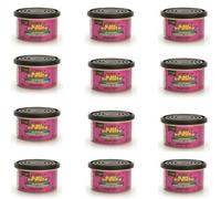 AutoFullCar - California Scents Ambientador de Coche - Fragancia Duradera de Cereza (hasta 30 Días) - Control Regulable de Intensidad de Olor - Formato Lata 42 g. - Cherry (12 Unidades)