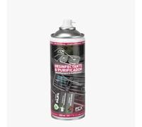 AutoFullCar - Desinfectante Purificador y Ambientador para Aire Acondicionado de Coche en Spray 400 ml Limpiador de Conductos AC Elimina Bacterias y Malos Olores con Cánula Direccional (Frutos Rojos)