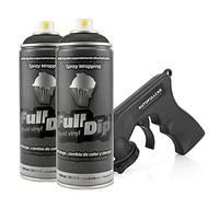 AutoFullCar FULL DIP PACK 2 SPRAY Full Dip REGALO Adaptador Spray - TiendaFullDip.com (NEGRO MATE)