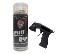 AutoFullCar Full Dip Spray Vinilo Líquido 400 ml con Adaptador (Negro)