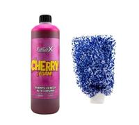 AutoFullCar - Kit Economy - Champú y Manopla - FullCarX - Limpieza - Detailing - 750 ml (CHERRY)