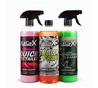 AutoFullCar - KIT LIMPIEZA COCHE INTERIOR EXTERIOR FullCarX by Full Dip | CERA CHAMPÚ LIMPIA SALPICADEROS