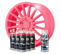 AutoFullCar Pack 5 Sprays Full Dip Rosa Chicle Brillo