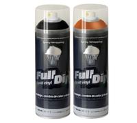 AutoFullCar - Pack De 2 Sprays Full Dip - El pack se compone de 1 Spray Bronce Dorado Cupra + 1 Spray Negro (base) - Formato 400 ml Unidad.
