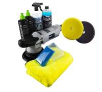 AutoFullCar - PACK DESCONTAMINADO Y PULIDO FullCarX - El Proceso De Descontaminado Y Pulido Más Sencillo De Fullcarx - Incluye Pulidora Orbital FullCarX Pro