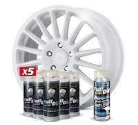 AutoFullCar Pack Sprays Full Dip Blanco Perla Brillo con Base Blanca
