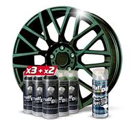 AutoFullCar Pack Sprays Full Dip Ice CAMALEON Brillo con Base Negra
