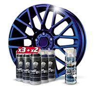 AutoFullCar Pack Sprays Full Dip STD CAMALEON Brillo con Base Negra