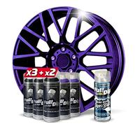 AutoFullCar Pack Sprays Full Dip Sweet CAMALEON Brillo con Base Negra