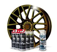 AutoFullCar Pack Sprays Full Dip World Mix CAMALEON Brillo con Base Negra