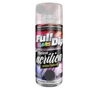 AutoFullCar - Pintura Full Colors By Full Dip - ACRÍLICA PERMANENTE - Color Aluminio Metalizado - 400 ml. - Ideal Para Pintar Llantas o Retocar Roces y Arañazos (SPRAY)