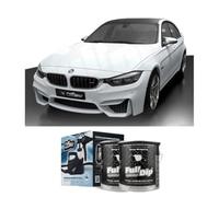 AutoFullCar Vinilo Líquido Full Dip Kit de Pintura con Pistola Eléctrica FD650 Pack Completo Para Pintar tu Coche y Superficies Automoción con Acabado Mate (Blanco, Coche Compacto)