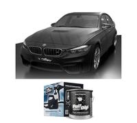 AutoFullCar Vinilo Líquido Full Dip Kit de Pintura con Pistola Eléctrica FD650 Pack Completo Para Pintar tu Coche y Superficies Automoción con Acabado Mate (Negro, Coche Urbano)