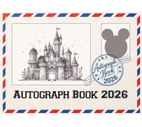 Autograph Book 2026: Personal Keepsake for Theme Park Trips, Characters Signatures and School Friends Memories | Letter Envelope Style Design