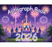 Autograph Book 2026: Small Purple Castle Scrapbook/Notebook for Signatures and Photos of Characters and Princesses at Theme Parks Across the World. For Girls, Kids, Toddlers, and Teens.