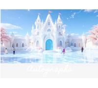 AUTOGRAPH GUEST BOOK * MAGICAL ICE CASTLE Princess Birthday Party Festival Carnival Art Children Kids SCHOOL TRAVEL JOURNAL NOTEBOOK: Lined & ... Wedding Corporate Event Favor Gift