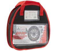 Autolabel Juego de 2 Cadenas de Nieve Metálicas Safe Grip Eslabón 9mm. Homologadas TÜV ÖNORM (Talla según Medidas de neumáticos) (Talla 95)