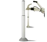 AUTOLIGHT 24 Báscula de carga de aluminio de 50 a 100 kg con placa de soporte, medidor de carga para caravanas y remolques, diseño profesional, ligero y resistente, báscula de enganche de remolque