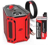 AutoLine Pro HyperSmoke Machine - Probador de Fugas con Bomba de Aire integrada de 1 a 20 PSI, probador de Humo automotriz para detección de Fugas de aspiradora, Bobina de Humo de cerámica, Adaptador