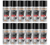 AUTOLIVE GROUP Limpiador de Frenos y Embrague - Brake & Parts Cleaner Pack de 12 - Ayuda a Eliminar Aceites, Grasas, Alquitrán, Resina y Pegamento - No Daña Articulaciones ni Juntas - 450 mL