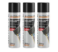AUTOLIVE Limpiador de Contactos Electrónicos Pack de 3 x 250 ml - Electronic Cleaner - Elimina Aceite y Grasa con Evaporación Rápida - Protección contra Chispas y Desgaste en Componentes Electrónicos
