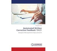 Automated Written Corrective Feedback 19-21: Chongwon Park's Qualitative Inquiry Series 95