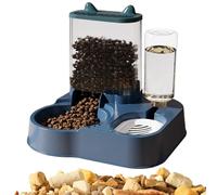 Automatic - 12.4x11.02x10.63 pulgadas | Water Dispenser Food Pet - Large Capacity Bowl Food Storage Container, Automatic Pet Supplies for Dogs Cats