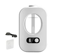 Automatic Air Freshener - Smart Waterless Aroma Diffuser, Rechargeable Quiet Dispenser | 6 Level Fragrance Machine, Home Scent Device for Car Bathroom Office Bedroom Hotel Desk Travel Vent Use