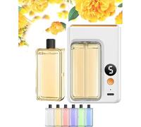 Automatic Aromatherapy Diffuser, Wall Mounted Essential Oil Diffuser, Aromatherapy Machine Automatically Sprays Fragrance, Upgrade Rechargeable 5 Modes Aromatherapy Diffusers (Shangri-la)