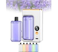 Automatic Aromatherapy Diffuser, Wall Mounted Essential Oil Diffuser, Aromatherapy Machine Automatically Sprays Fragrance, Upgrade Rechargeable 5 Modes Aromatherapy Diffusers (Lavender)