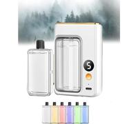 Automatic Aromatherapy Diffuser, Wall Mounted Essential Oil Diffuser, Aromatherapy Machine Automatically Sprays Fragrance, Upgrade Rechargeable 5 Modes Aromatherapy Diffusers (Hilton)