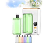 Automatic Aromatherapy Diffuser, Wall Mounted Essential Oil Diffuser, Aromatherapy Machine Automatically Sprays Fragrance, Upgrade Rechargeable 5 Modes Aromatherapy Diffusers (Jasmine)