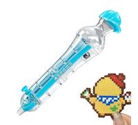 Automatic Beading Pens, Large Capacity Dispenser, 5.9x0.98 Inches Applicator with 2.6mm Build, Fuse Tool, Jewelry Accessory with Ergonomic Style, Craft Activity for Kids & Girls