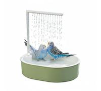 Automatic Bird Bath - Automatic Running Water Tub,with Pump USB Powered Parakeet Bird Bath | Small Medium Conure Cage, Outdoor, Indoor, Balcony, Patio, Ground