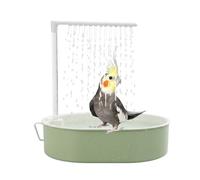 Automatic Bird Bath - USB Powered Parrot Shower, Circulating Rain-Style Bird Bath Tub with Pump | Automatic Water Spray for Parakeets, Conures, Cockatiels, Suitable for Small to Medium Birds, Indoor,