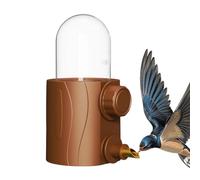 Automatic Bird Drinker, 250 ml Water Feeding Bottle, Leak-Proof Drinking Container, Sturdy & Easy to Install, Pet Cage Supply for Small Birds & Parrots, Acrylic and PP