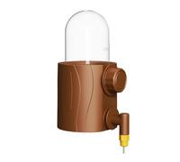 Automatic Bird Drinker, 250 ml Water Feeding Bottle, Leak-Proof Drinking Container, Sturdy & Easy to Install, Pet Cage Supply for Small Birds & Parrots, Acrylic and PP