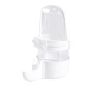 Automatic Bird Feeder Cage, No-Ccombat Food and Water Dispenser, 12 x 9 cm, 4,72 x 3,54 pulgadas, Spill-Resistant Pet Drinker for Parrot Finch Canary Lovebird Hummingbird Home Use