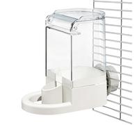 Automatic Bird Feeder - Clear Finches Food Container | Parakeet Water Dispenser | Transparent Easy View Level Small Conure Canary Macaw Spill Resistant Sturdy Abs Pet Parents Trainers Shelters Aviary