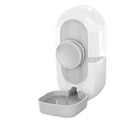 Automatic Bird Feeder - Clear Food Dispenser for Cage Organization | 10.8x16x22.5cm PP Container, Water Feeder for Parrots Cockatiels, Convenient Hydration Tool Bird Enclosure